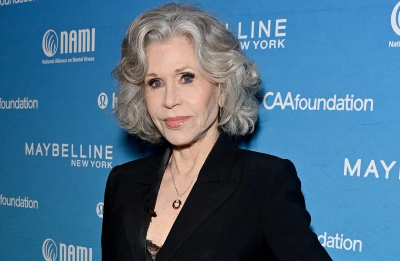 Actress Jane Fonda delivers remarks opposing Netflix-Warner Bros. merger.