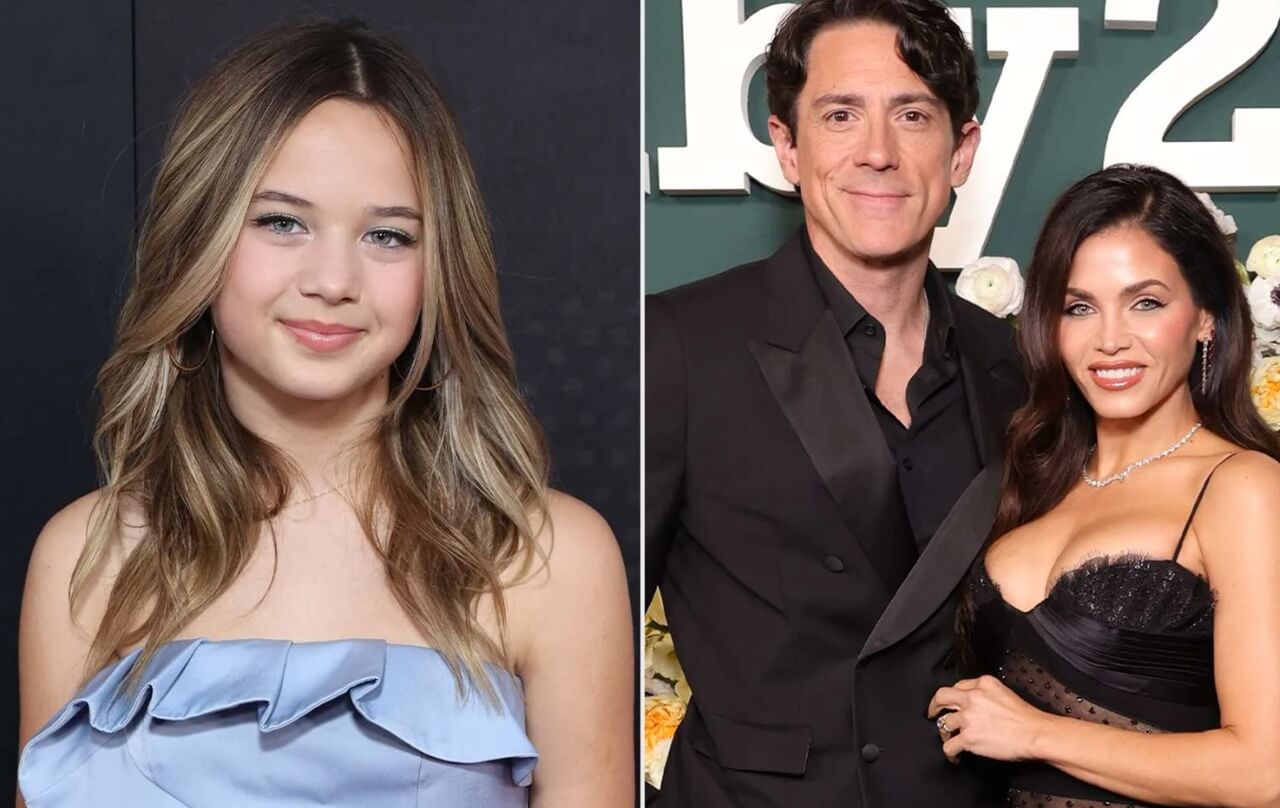 Jenna Dewan and Steve Kazee with daughter Everly at public events