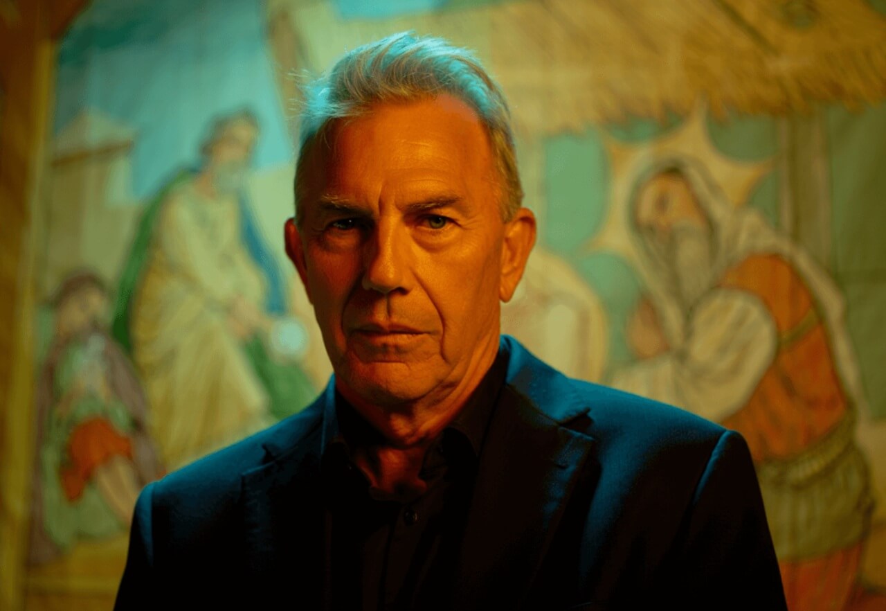 “Kevin Costner narrates The First Christmas special with Nativity reenactment scenes.”