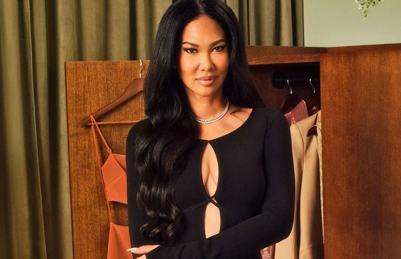 Kimora Lee Simmons in a studio portrait promoting her new reality series.