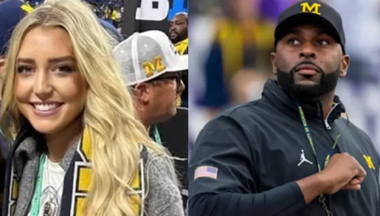 University of Michigan football building representing staff member at center of online rumors.