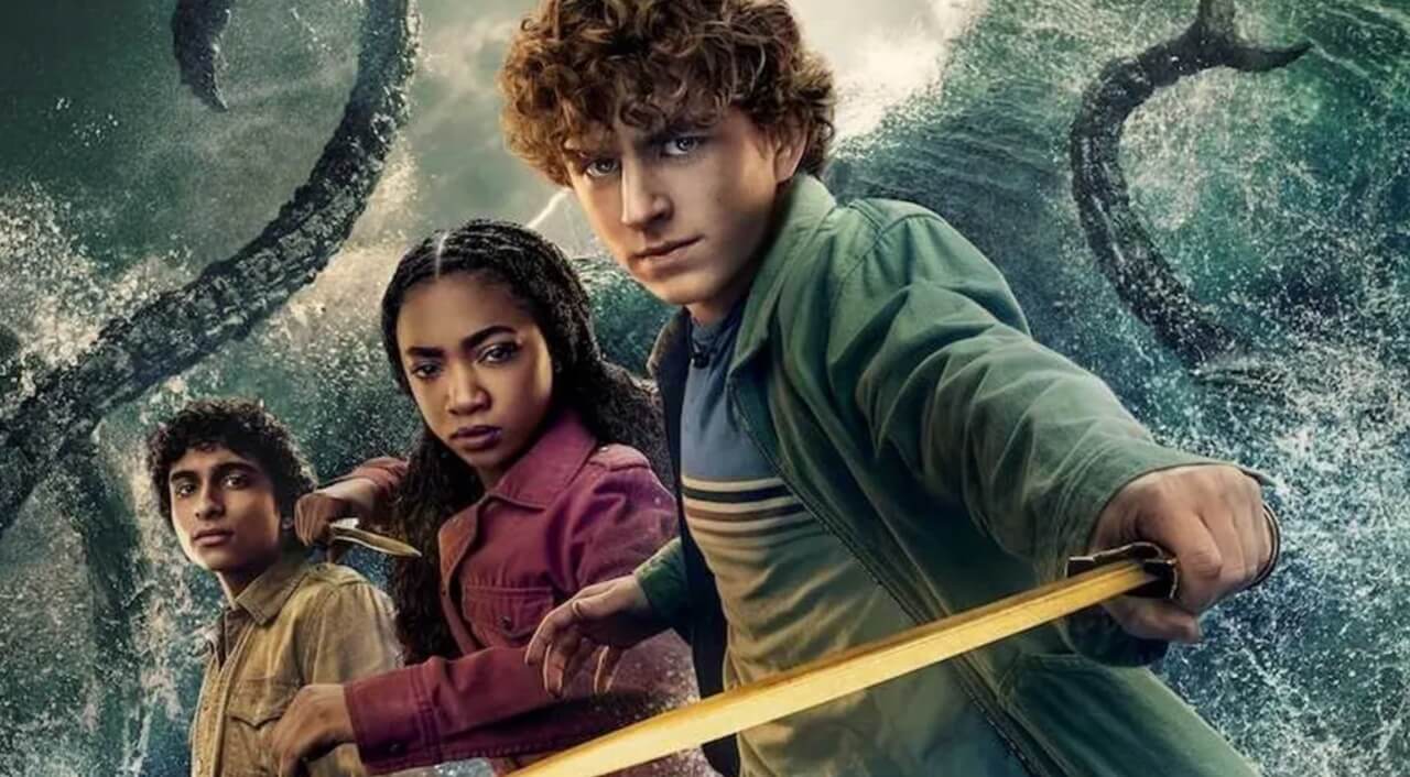 Shorts Percy Jackson, Annabeth, and Grover prepare for their Season 2 quest in Percy Jackson and the Olympians.