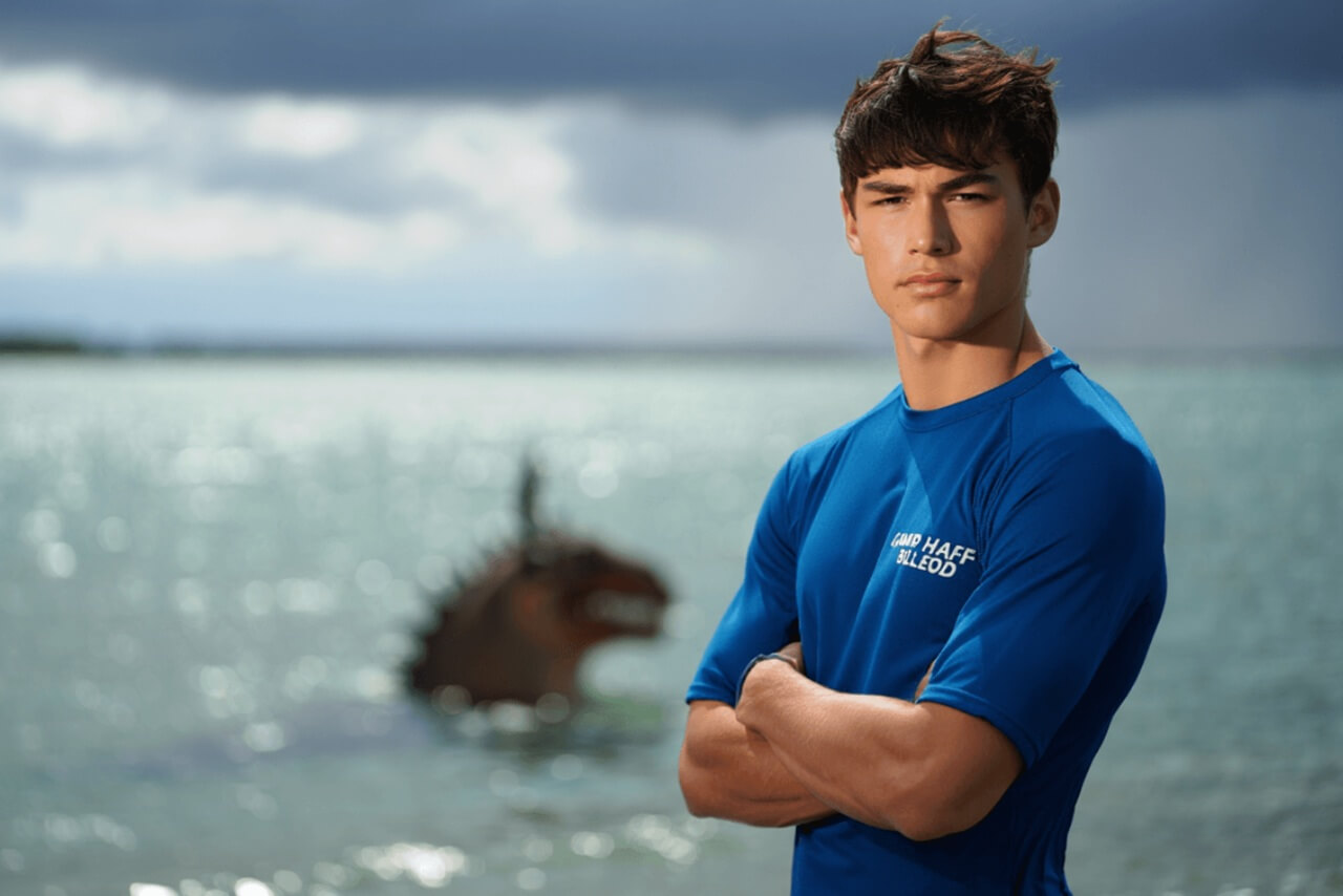 “Percy Jackson Season 2 characters sailing into the Sea of Monsters on Disney+ premiere night.”