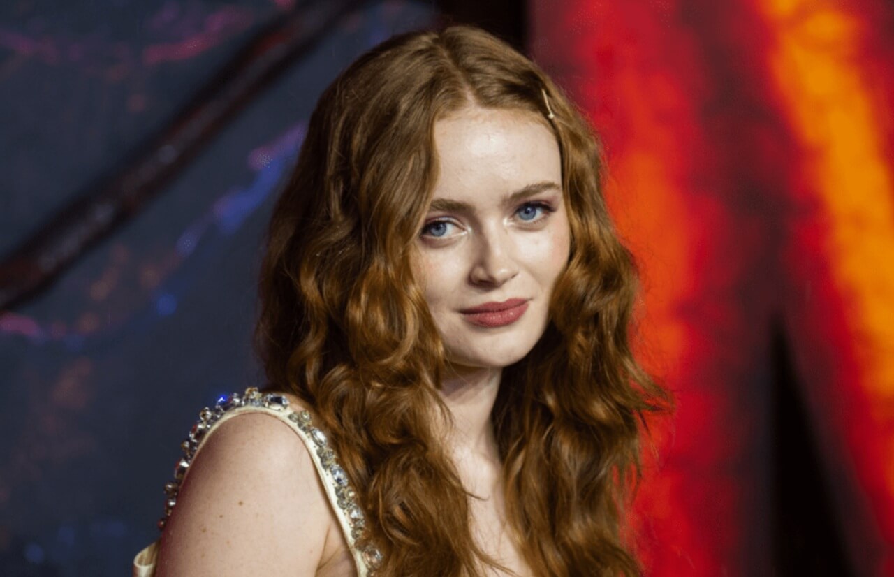 Sadie Sink attending a film premiere ahead of Spider-Man 4 rumors.