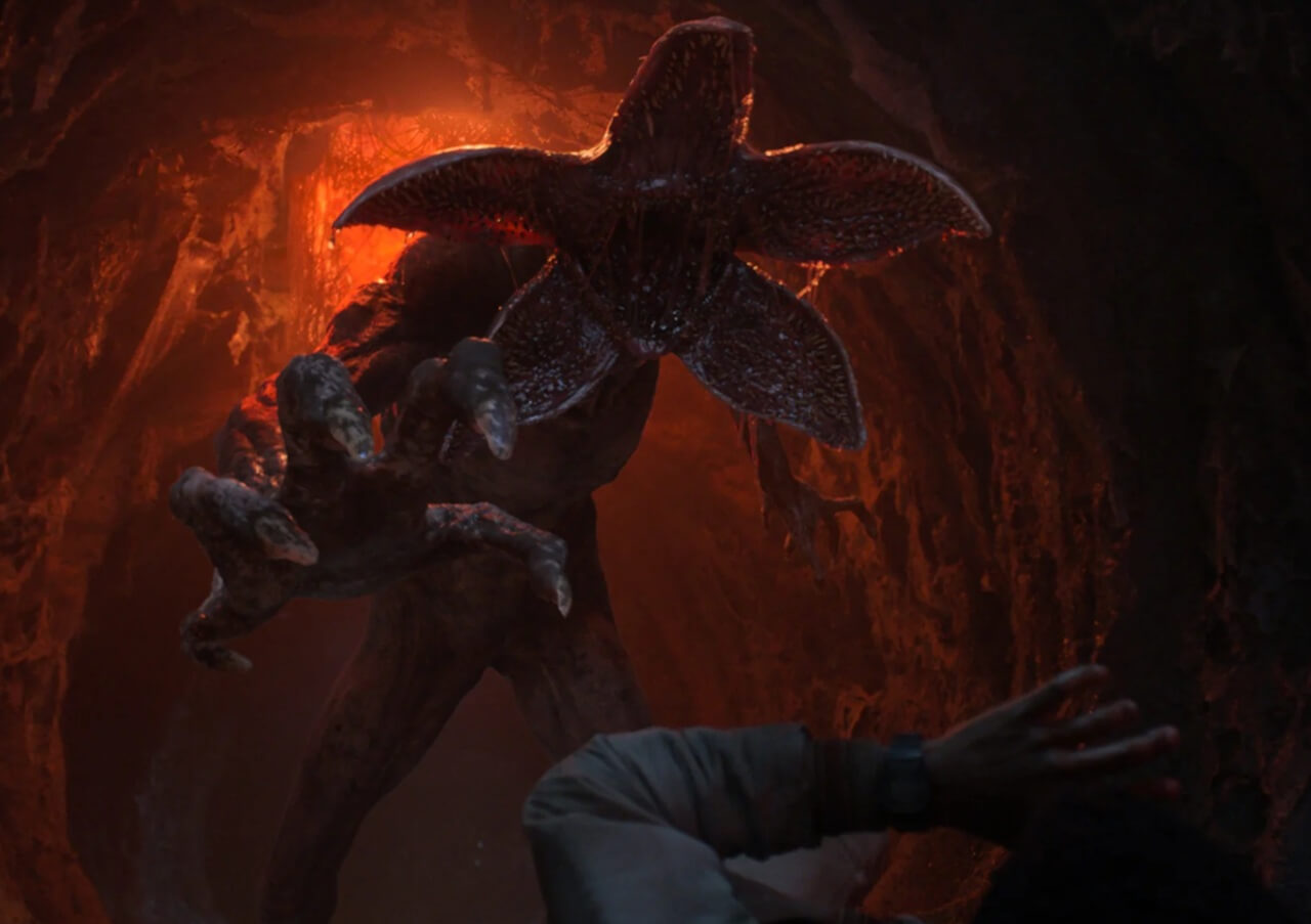 Stranger Things cast and Demogorgon ahead of series finale