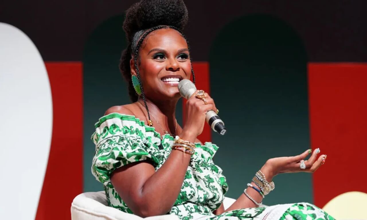 Tabitha Brown discusses Target boycott controversy while advocating for Black-owned businesses.