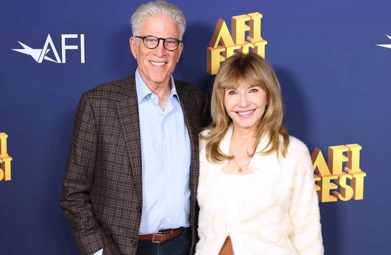 Ted Danson and Mary Steenburgen celebrate 30 years of marriage at a red carpet event.