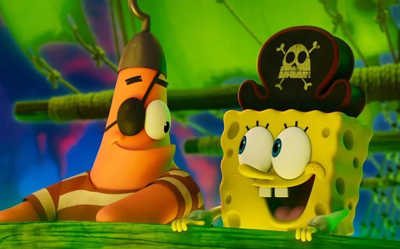 SpongeBob and his crew embark on a pirate adventure in the new movie.