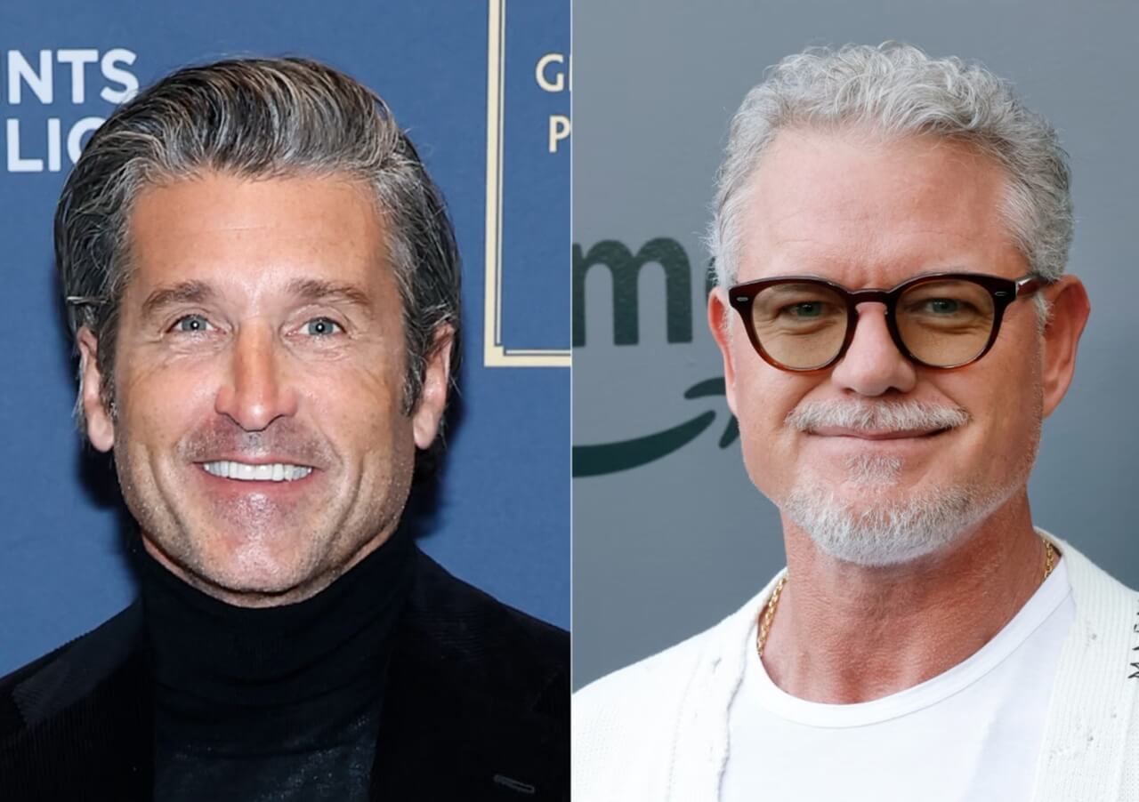 Patrick Dempsey and Eric Dane pose together at SAG Awards before Dane’s ALS diagnosis.