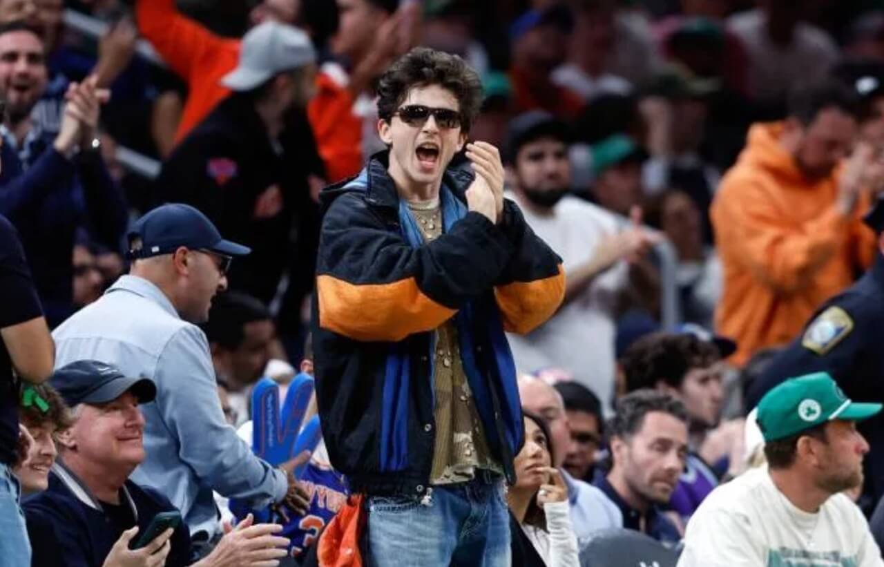 Timothée Chalamet in Marty Supreme with hidden NBA cameos.