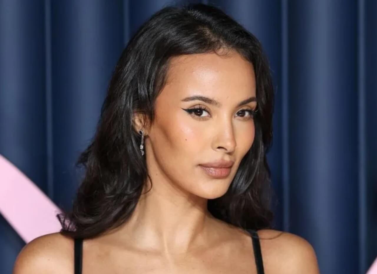 Maya Jama stuns in white slip dress ahead of Love Island: All Stars premiere.