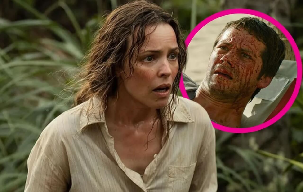 Rachel McAdams and Dylan O’Brien stranded on island in Send Help.