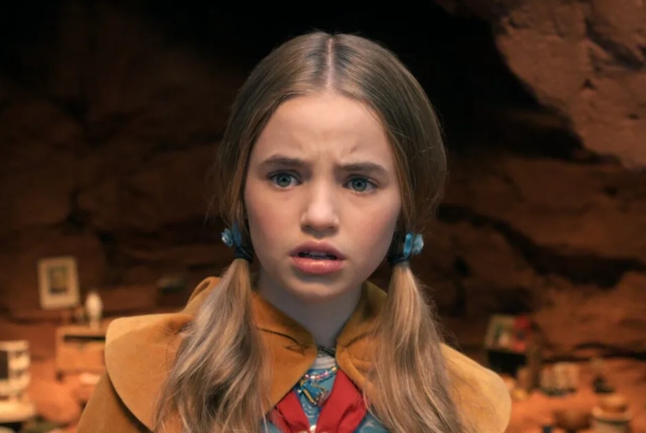 Stranger Things season five scene featuring Holly Wheeler in Vecna’s lair after a costume editing fix.