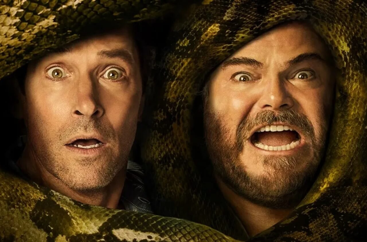 Paul Rudd and Jack Black star in meta-comedy Anaconda, streaming January 27, 2026.