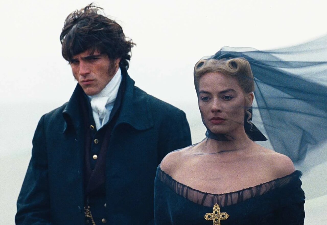 Margot Robbie and Jacob Elordi star as Catherine and Heathcliff in Wuthering Heights (2026).