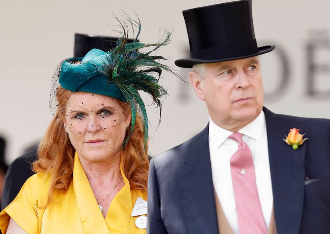 Sarah Ferguson, former Duchess of York, attending a charity gala after years in the public spotlight.