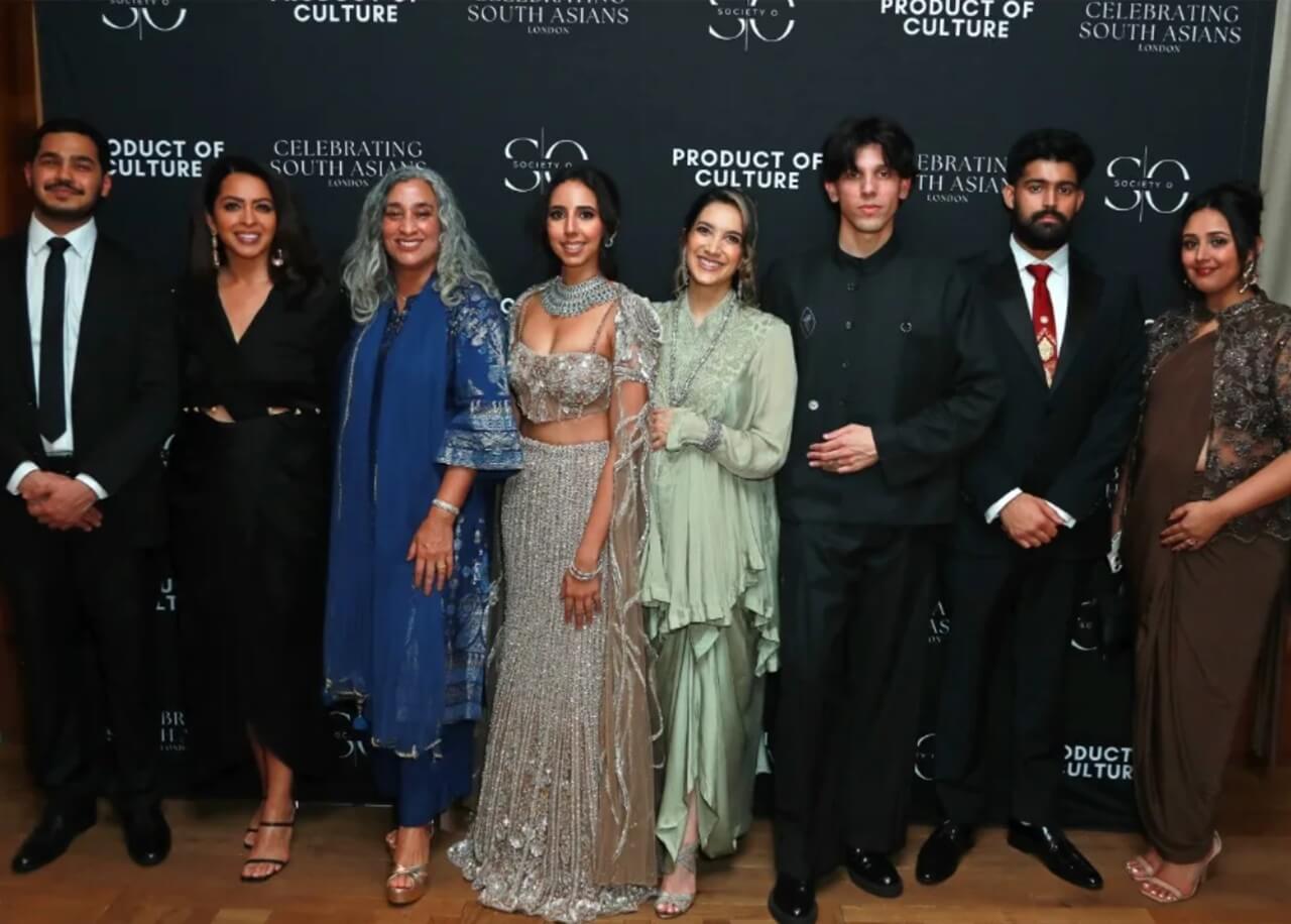 Geeta Gandbhir speaking at BAFTA South Asian gathering in London