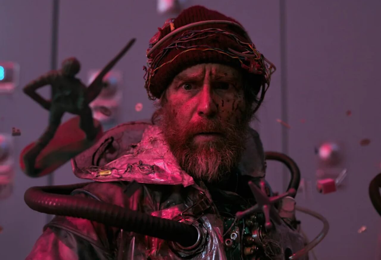 Sam Rockwell as a future prophet in Good Luck, Have Fun, Don’t Die.