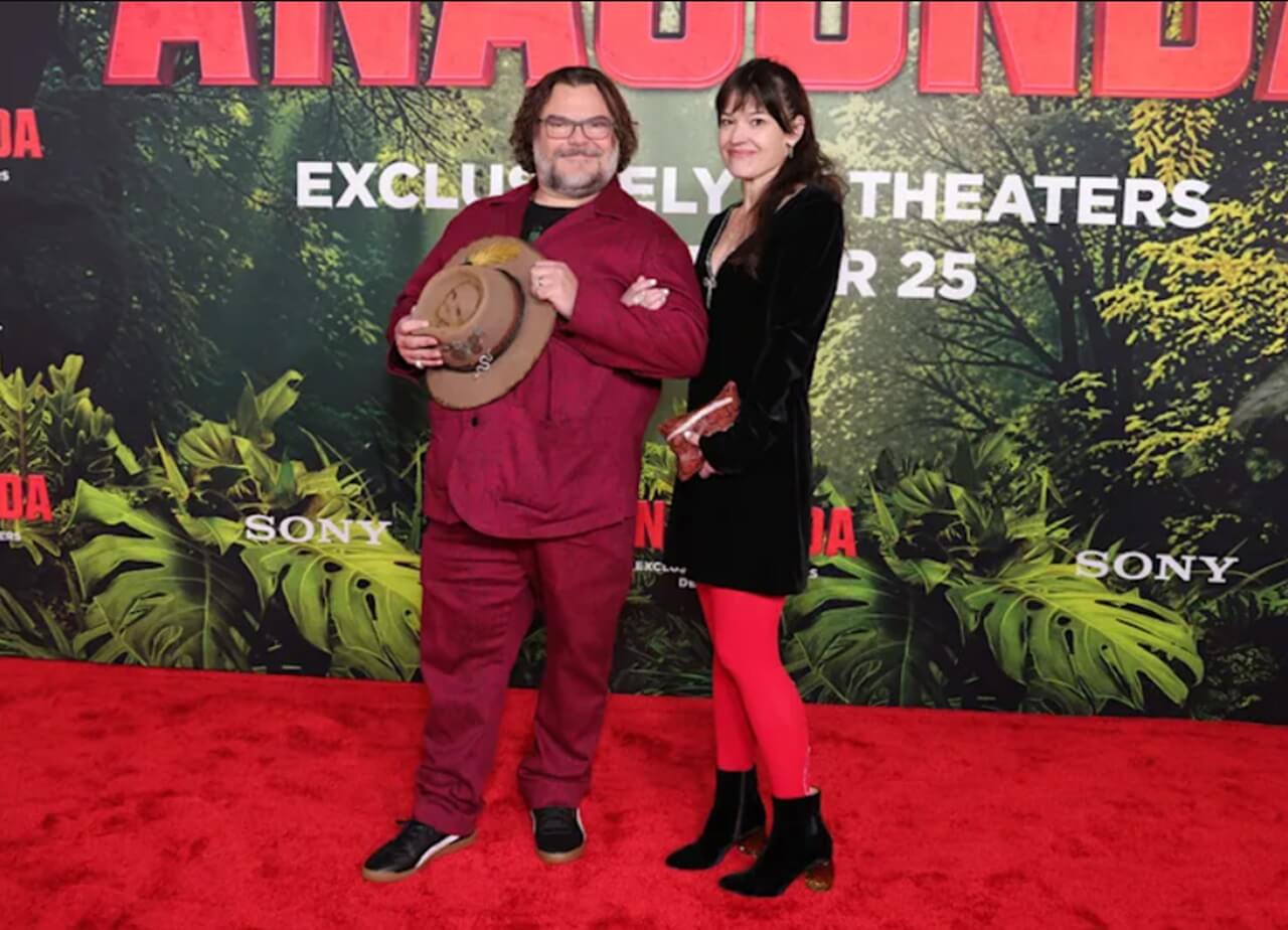 Jack Black and Tanya Haden celebrating their 20th wedding anniversary