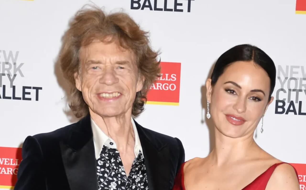 Melanie Hamrick and Mick Jagger together at a public event.