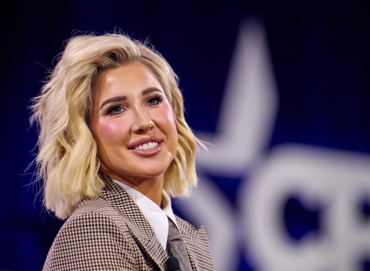 Savannah Chrisley co-hosting The View with Whoopi Goldberg and Joy Behar.