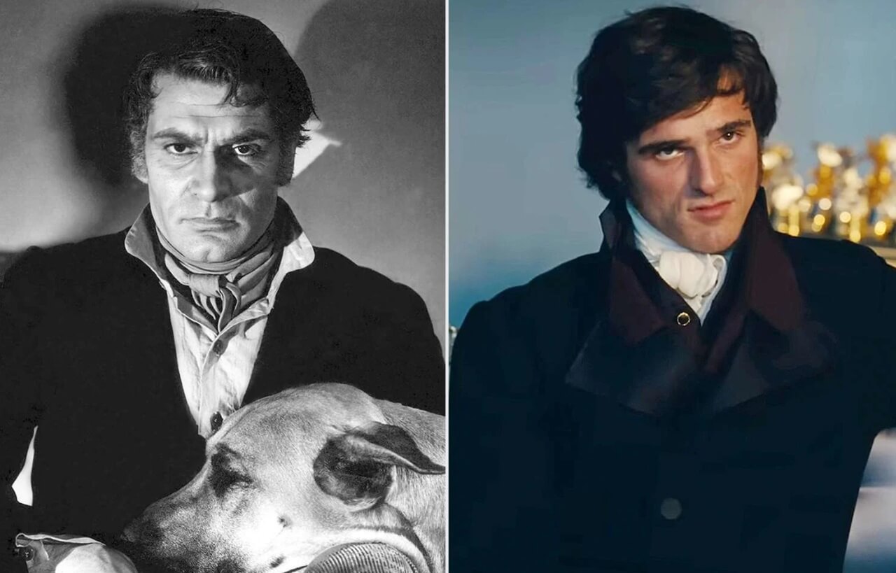 Laurence Olivier and Jacob Elordi compared as Heathcliff in Wuthering Heights.