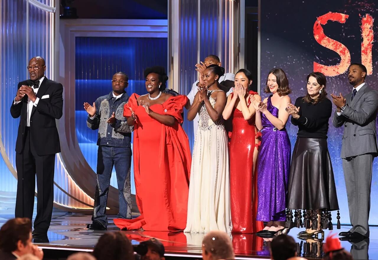 Michael B. Jordan celebrates Best Actor win at Actor Awards 2026.