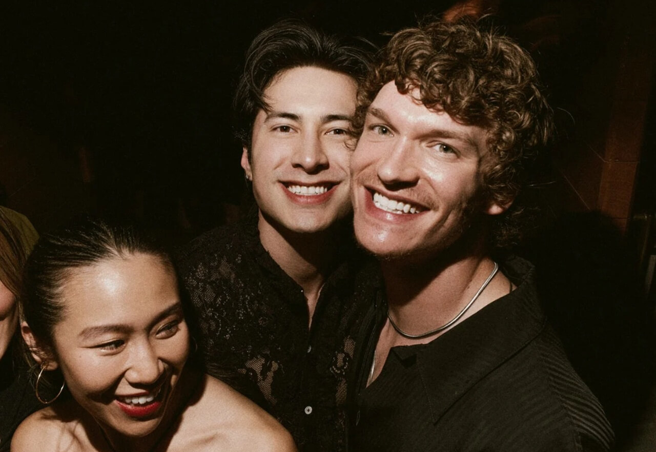 Hudson Williams and Connor Storrie reunite at star-studded pre-Oscars party in Los Angeles.