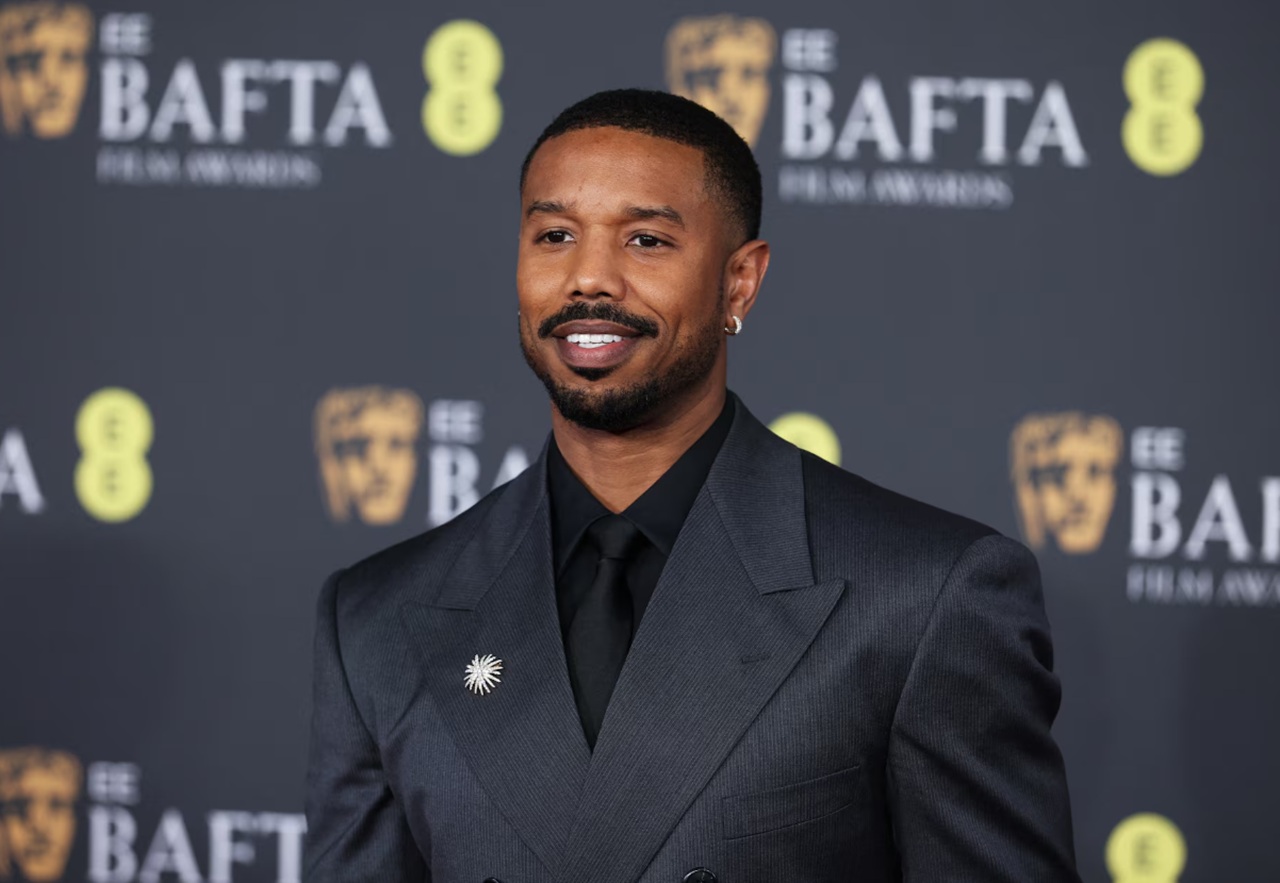 Michael B. Jordan accepts Entertainer of the Year award at NAACP Image Awards 2026.