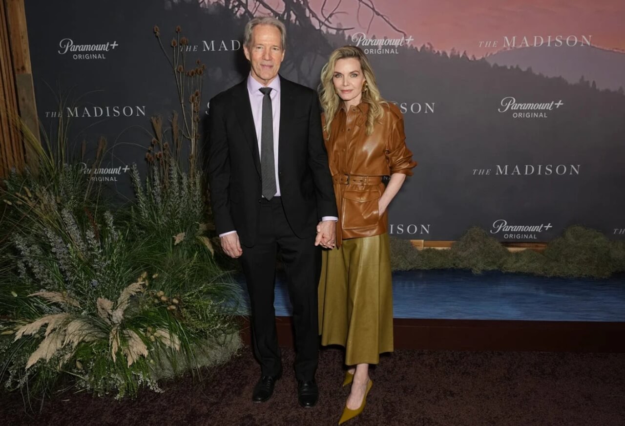 Michelle Pfeiffer and husband David E. Kelley at a Hollywood event.