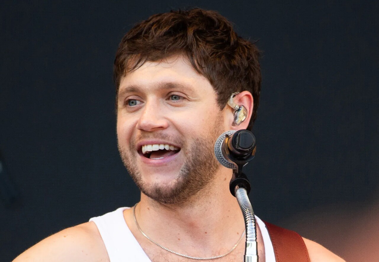 Niall Horan poses outside café after announcing new album is finished