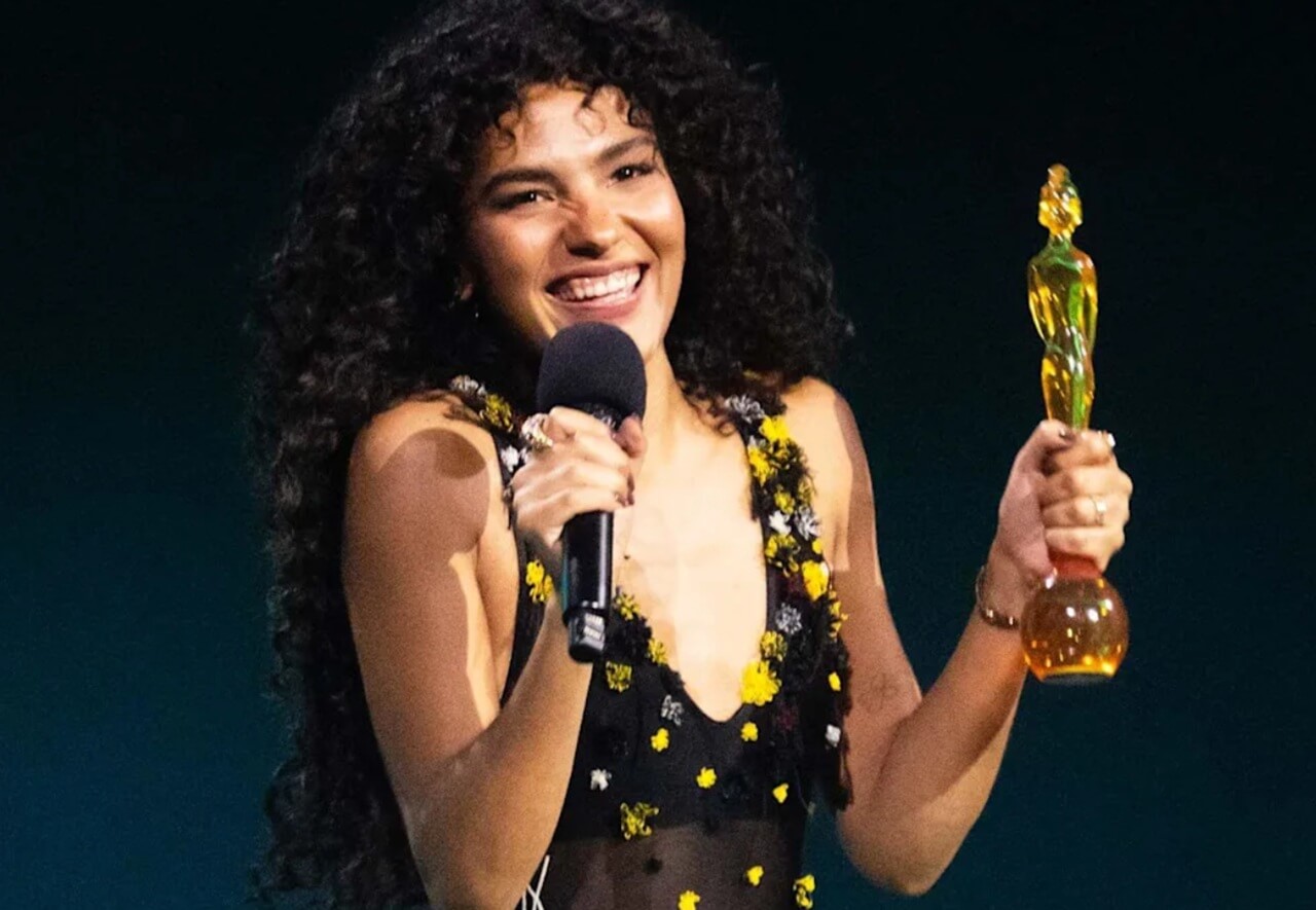 Luke Grimes at Marshals premiere in Los Angeles, February 2026.