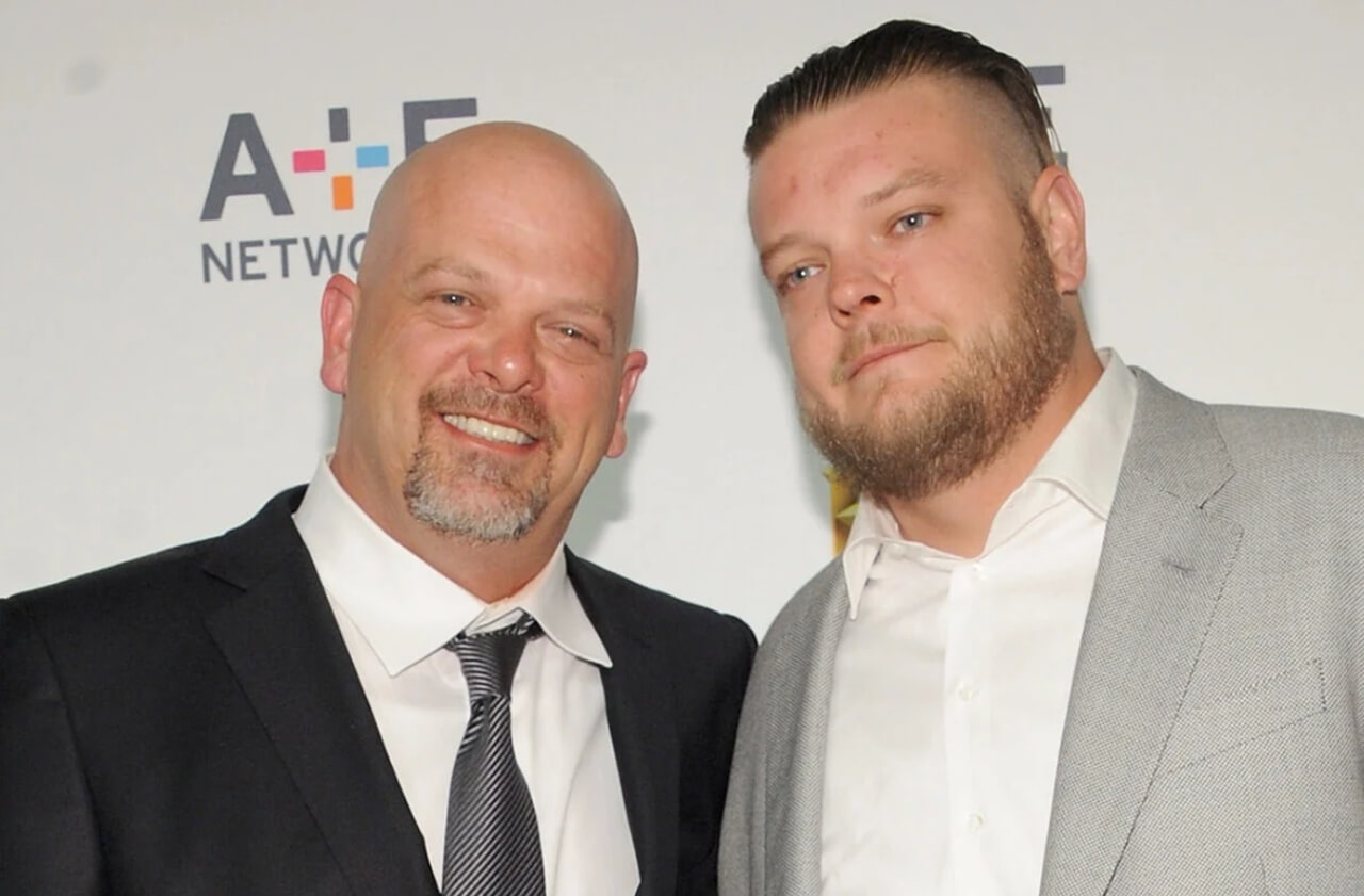 Rick Harrison and Corey Harrison at an event, amid medical bill controversy.