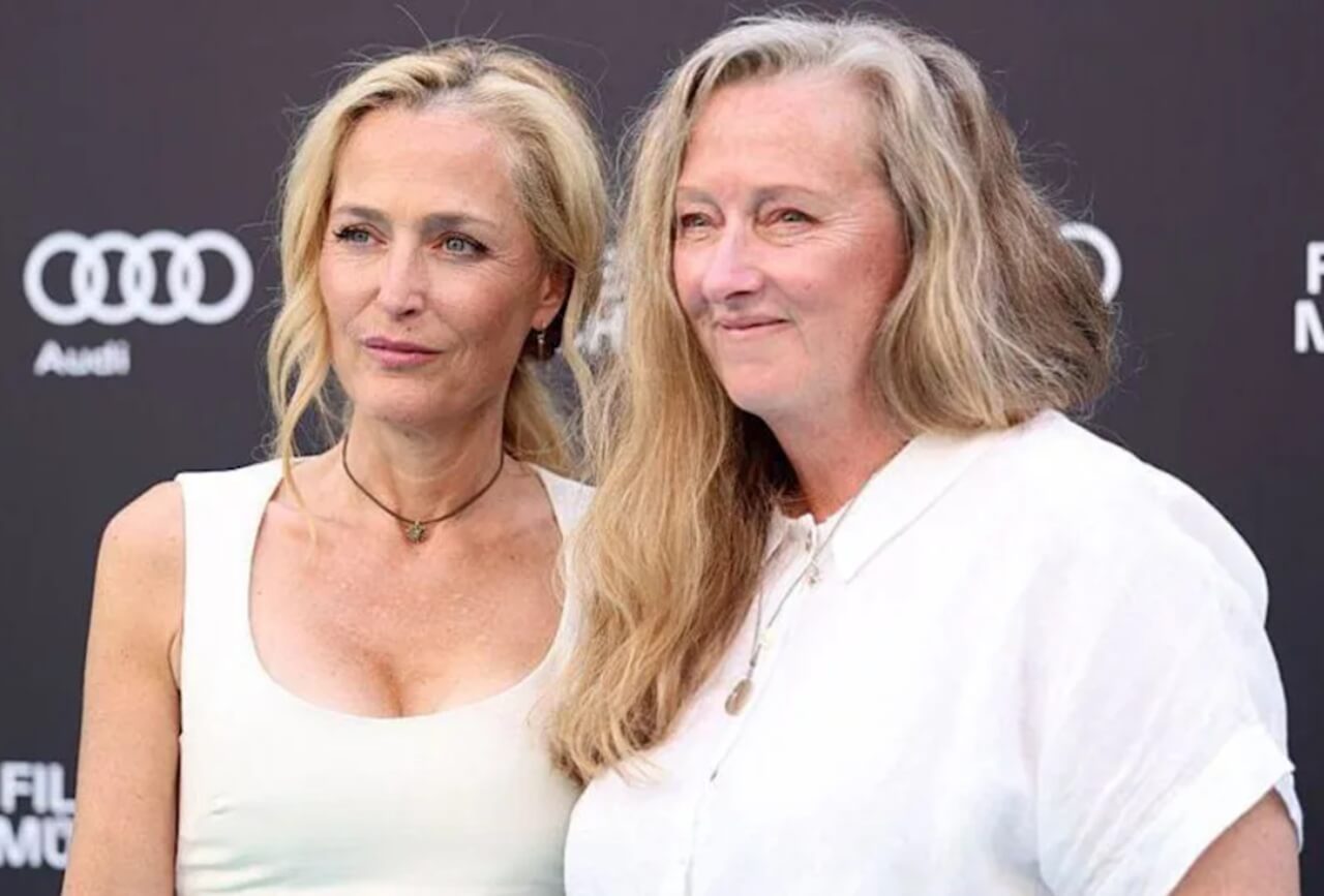 Raynor Winn with husband Moth at The Salt Path film premiere.