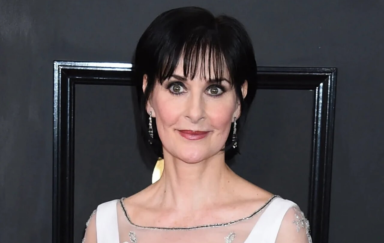 Enya at Manderley Castle overlooking the Irish Sea.